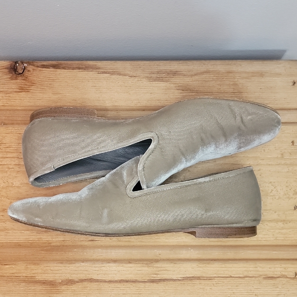 Vince Taupe Slip-On Loafers - Picture 3 of 4